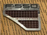 8C34-55000A72-A 2008-2010 Ford F550 Super Duty Power Stroke Driver Side Emblem. Fixed Price $62.99.