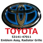 New Toyota Genuine Prius V Camry Mirai Emblem Assy, Radiator Grille 53141-47011. Fixed Price $259.99.