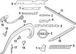Genuine Nissan Tailgate Emblem 93495-9BU4A. Fixed Price $54.59.