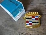 Nos Gm 1977-1992 Cadillac Fleetwood Gold Trunk Lock Cover Emblem 20747497. Fixed Price $274.99.