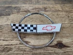 Oem 1988 C4 Corvette 35TH Anniversary Hood Nose Emblem Cross Flags 14060259. Fixed Price $350.00.