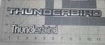 (2) Ford Thunderbird Trunk Emblems 92 93 94 95 Era Restoration Chrome Oem. Fixed Price $18.00.