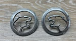 90S Mercury Cougar Emblem Badge Set Roof Pillar Chrome Oem Ford. Fixed Price $33.99.