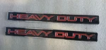 2013 - 2015 Dodge Ram Heavy Duty Emblem Badge Logo Red Chrome (pair)). Fixed Price $24.00.