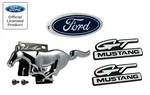 1994-1995 Mustang Gt Piece Front Grille Running Horse,fender, Trunk Emblems. Fixed Price $67.95.