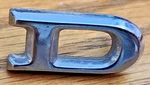 Oem 1967 Ford Galaxie Emblem Letter C7AB-16606-D. Fixed Price $10.00.