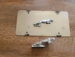 1980 Jaguar Xjs Cat Leaping Hood Emblem And License Plate. Fixed Price $110.00.