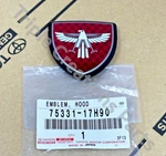 75331-17H90 Genuine Toyota 85-89 MR2 AW11 Front Hood Eagle Red Emblem New Oem. Fixed Price $63.61.