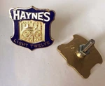 Haynes Light Twelve Car Emblem Set 1-3/8" X Mounting Studs Vintique. Fixed Price $40.00.
