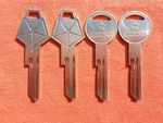 4 New Mopar Nos Key Blanks Pentastar Dodge Plymouth Chrysler & Trucks 69 - 89. Fixed Price $18.97.