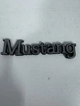 Ford Mustang Car Badge Emblem Nameplate 1975-1977 Part D5ZB6042550AA Bh. Fixed Price $18.00.