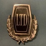 Ford Ltd Emblem D3AB-65517A56-AC Black / Chrome 1973 74 75 Badge 2 Pin Fomoco. Fixed Price $22.87.
