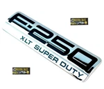 Ford F-250 Xlt Super Duty Emblem Badge Fender Nameplate 2005 2006 2007 New Oem. Fixed Price $17.00.