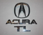 2004-2008 Acura Rear Deck Trunk Lid Chrome Emblem Set Logo Nameplate Oem. Fixed Price $24.99.