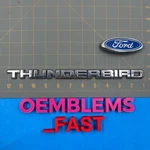 1989-1997 Ford Thunderbird Oem Factory Chrome Rear Trunk Deck Hatch Emblem Set. Fixed Price $29.99.