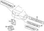 Genuine Honda Emblem 75701-30A-A00. Fixed Price $23.64.