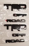 Oem Toyota 4RUNNER Trd Off Road Black-out Emblem Overlay Kit Fits 2018-23. Fixed Price $66.00.