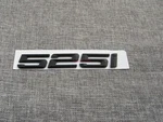 Matte Black Number Trunk Letters Rear Badges Emblems For Bmw 525I. Fixed Price $20.99.