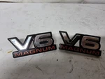 Dodge Dakota Durango V6 Magnum Fender Emblem Badge Set. Fixed Price $9.99.