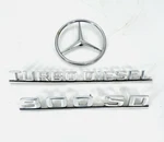 1983 - 1985 Mercedes Benz 300SD Turbo Diesel Rear Deck Lid Script Emblem Oem. Fixed Price $46.40.