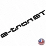 Audi E-tron Gt Gloss Black Rear Letter Liftgate Badge Trunk Emblem Sport. Fixed Price $49.99.