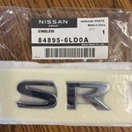 Genuine Nissan 2020-2021 Sentra Trunk Emblem "sr" Nameplate 84895-6LD0A New Oem. Fixed Price $59.99.