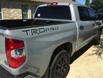 2X 3D Truck Bedside Inserts Emblem For Tundra Trd Pro Letter 2014-2021 Black. Fixed Price $25.35.