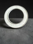 Oem 1965 Ford Galaxie Ltd 500 Roof Sail Panel Emblem Bezel C5AB-6350270-A 3-1/8". Fixed Price $17.95.