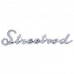 United Pacific A6202 Emblem Chrome, "streetrod" Script, With Stud. Fixed Price $37.96.