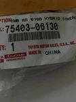New Genuine For Toyota Camry Prius Highlander Rear Trunk Emblem 75403-48010. Fixed Price $30.00.