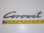 Vtg 1958 Dodge Coronet Car Vehicle Fender Emblem Badge 1834224. Fixed Price $65.00.