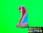 Genuine Mustang Shelby 500 Red Cobra Emblem Badge Ornament Snake New 7R3Z16228AA. Fixed Price $75.00.