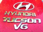 05-09 Hyundai Tucson V6 Logo Badge Nameplate 86353-26100 Tailgate 86300-3A000. Fixed Price $22.49.