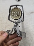 1975-1979 Chrysler Cordoba Hood Ornament Emblem & Base 4016100, 55062. Fixed Price $35.00.
