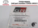 Toyota A90 Supra Gr Rear Emblem Logo Badge Gazoo Racing Genuine. Fixed Price $52.49.