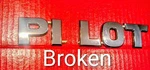 2003-08 Honda Pilot Chrome Rear Emblem Badge Nameplate Broken 75722-S9V-A01. Fixed Price $21.88.