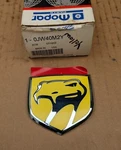 1992 93 94 95 96 97 Dodge Viper Decklid Medallion Emblem Yellow Nos Mopar. Fixed Price $135.00.