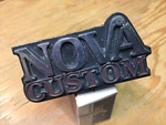 1975 Chevy Nova Custom Used Gm Grill Emblem 352585. Fixed Price $45.00.