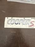 Mini Cooper S Countryman Nameplate 51142755618. Fixed Price $40.00.