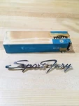 Nos Mopar 1963-5 Plymouth "sport Fury" Fender, Trunk Emblem Nameplate Nib!!!. Fixed Price $249.95.