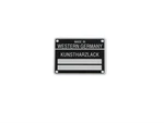 Notice Sign Info Nameplate Adhesive Synthetic Resin Paint For Porsche 911. Fixed Price $23.46.