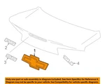 Gm Oem 16-23 Camaro Trunk Lid Exterior Trim-emblem 84003919. Fixed Price $63.61.
