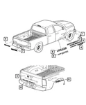 Genuine Mopar Decal 55077672AB. Fixed Price $59.41.