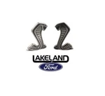 Ford Oem 2020-23 Shelby Cobra Fender Emblem Set Of KR3Z16228AA And KR3Z16098AA. Fixed Price $114.95.
