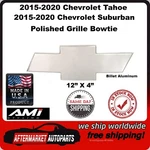 2015-2020 Chevrolet Suburban Polished Aluminum Bowtie Grille Emblem Ami 96297P. Fixed Price $56.88.