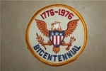 1776-1976 Bicentennial American Bald Eagle Shield Embroidered Emblem Patch Nos. Fixed Price $14.99.