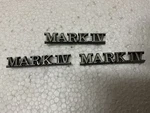 1973-1974-1975-1976 Lincoln Mark Iv Front Fennder And Trunk Emblem . Oem. Fixed Price $33.99.