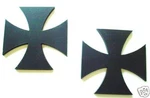 Maltese Cross Cut-out Emblem, Harley, Custom, Chopper, 4". Fixed Price $9.99.