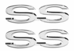 Trim Parts White Front Fender Ss Emblem Set Chevelle And 1973-1974 Nova. Fixed Price $89.98.