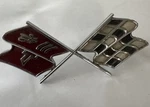 1968-1972 Corvette Crossed Flags Nose Emblem 3912706 Gm Original Oem. Fixed Price $39.00.